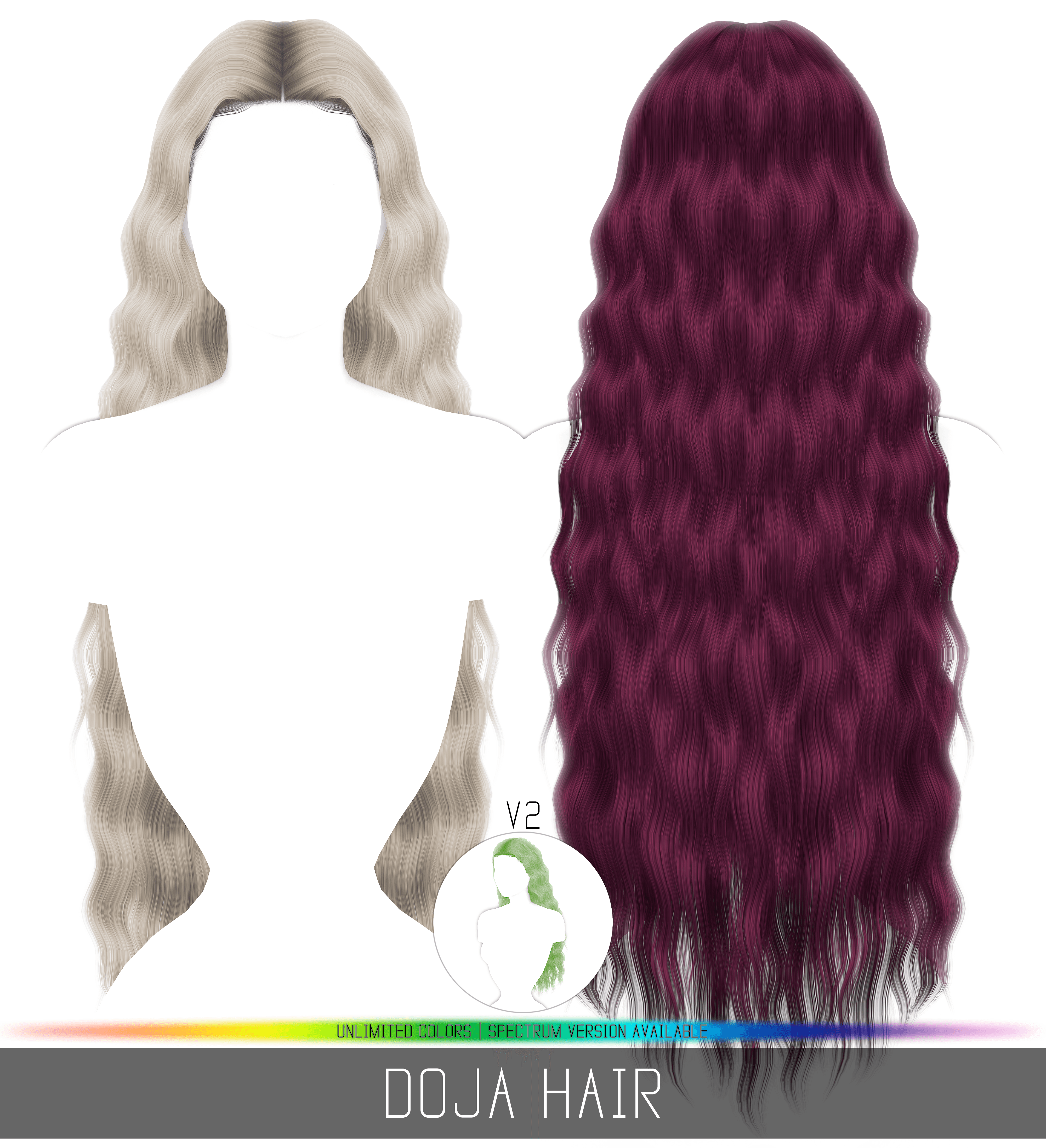Прическа Doja Hair